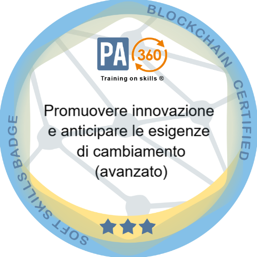 Promuovere innovazione e anticipare le esigenze di cambiamento (avanzato)